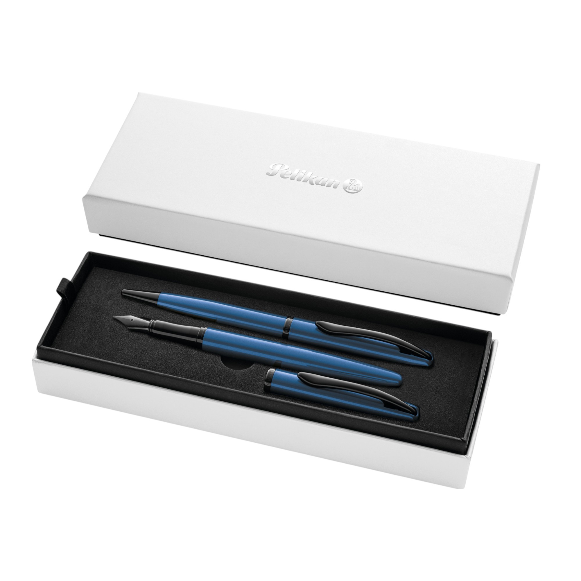 Pióro + długopis JAZZ Noble Elegance Aqua etui  Pelikan / 400198413 Hamelin